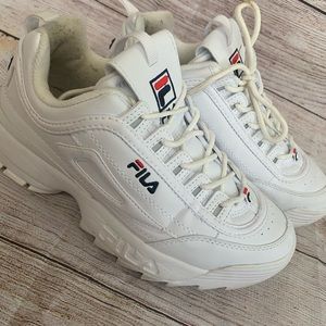 Filas Disrupter II Premium White Sneakers